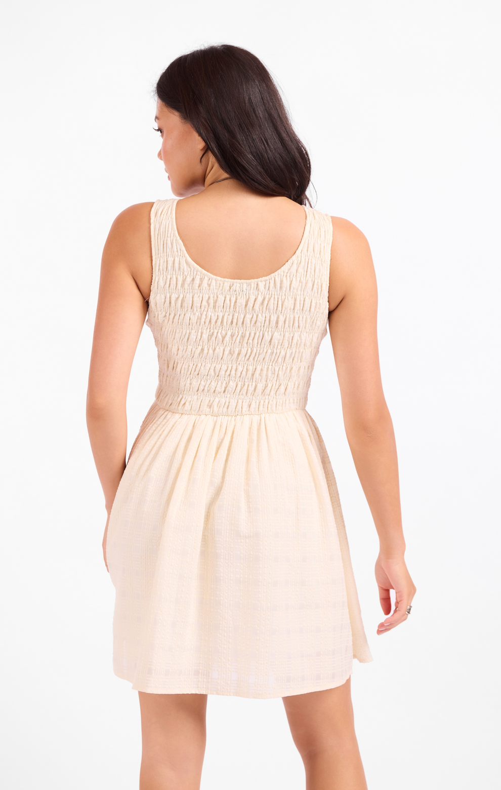 Solace Smocked Mini Dress