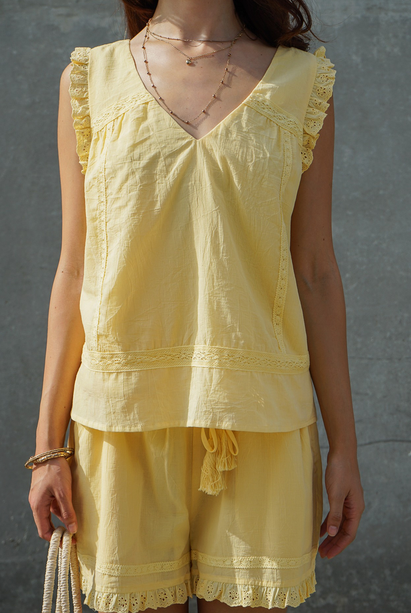 Positano Eyelet Tank