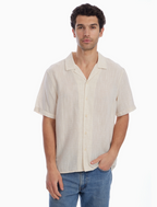 Slub Cinkle Short Sleeve Shirt