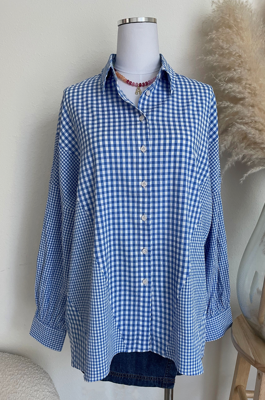 Bluebell Breeze Button Up