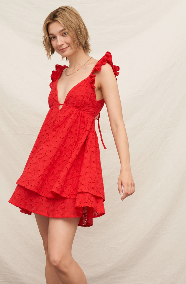Scarlet Bloom Dress