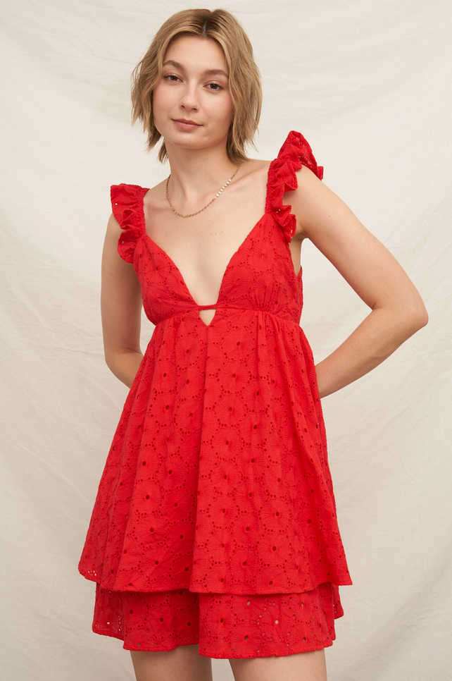 Scarlet Bloom Dress