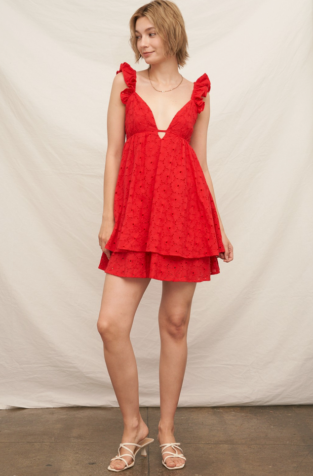 Scarlet Bloom Dress