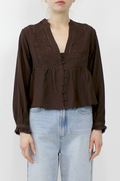 Mocha Meadow Blouse