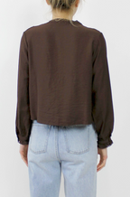 Mocha Meadow Blouse