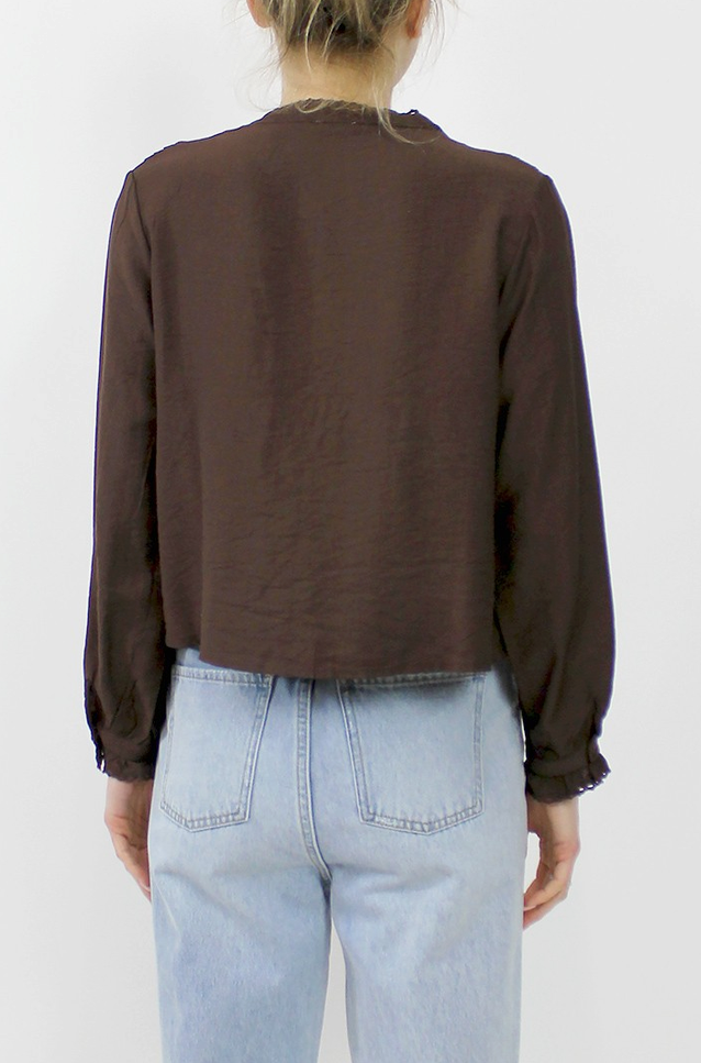 Mocha Meadow Blouse