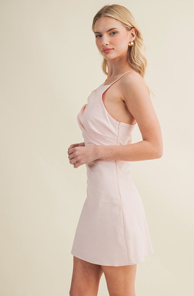 Blush Horizon Mini Dress
