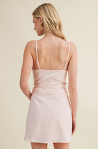 Blush Horizon Mini Dress
