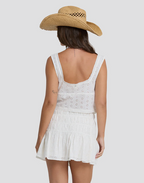 Eyelet Forever Mini Skirt