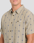 Sundays Jacquard Short Sleeve Woven Shirt