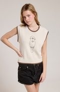 Otterly Cozy Sweater Vest