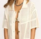 Cool Down Short Sleeve Sweater