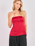Romy Satin Tube Top
