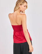 Romy Satin Tube Top
