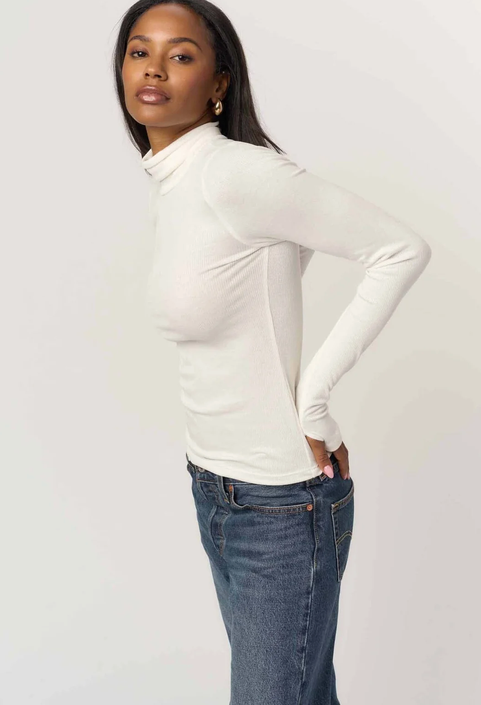 Olive Turtleneck