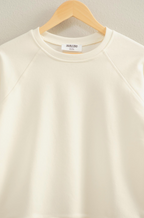 Raglan Sleeve Crew Sweatshirt