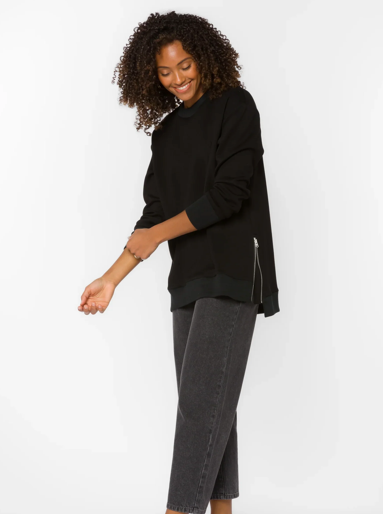 Elliana Zip Longsleeve