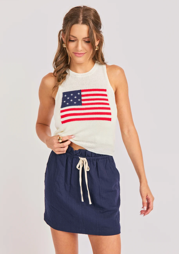 American Spirit Sweater Tank
