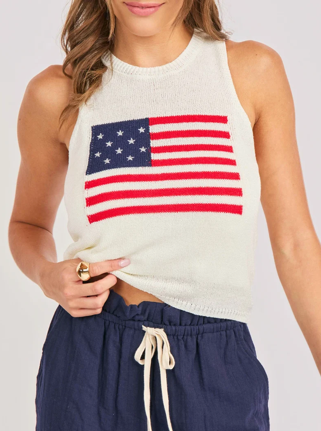 American Spirit Sweater Tank