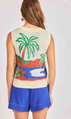 Palm Sweater Vest
