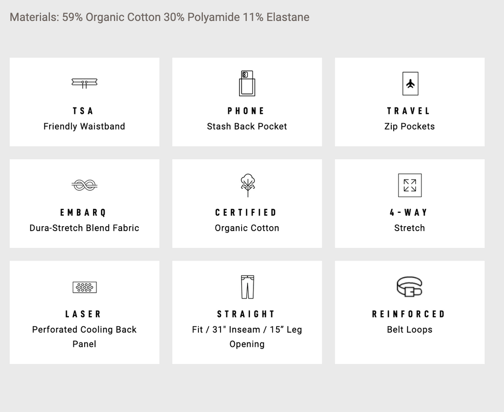 Layover Pro Traveler Pant
