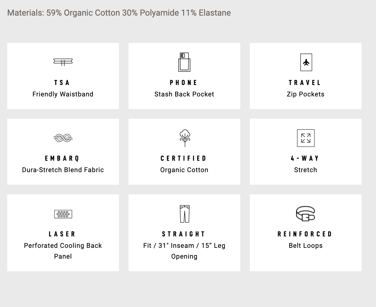 Layover Pro Traveler Pant