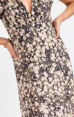 Painted Fields Midi Dress