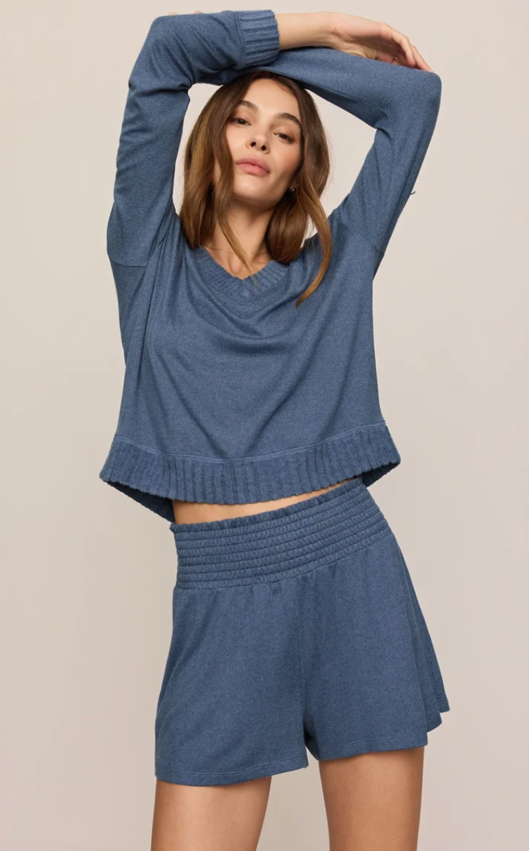 Dawn Smocked Soft Knit Short