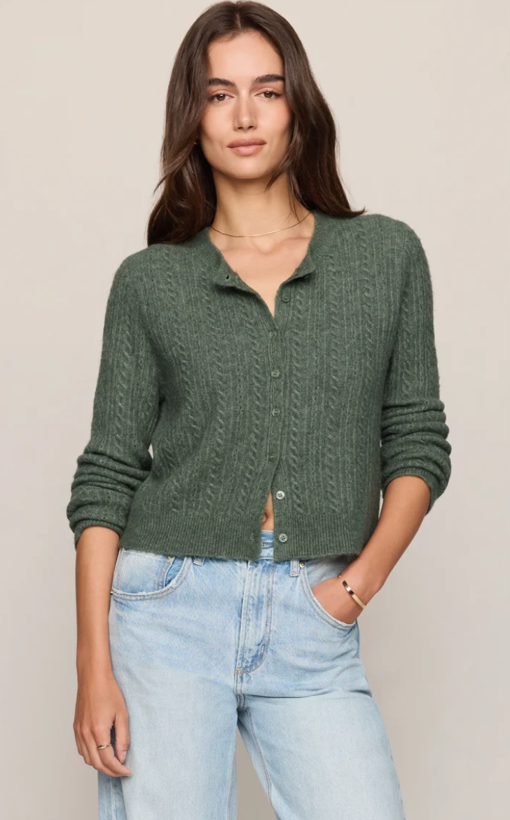 Medina Cable Knit Cardigan