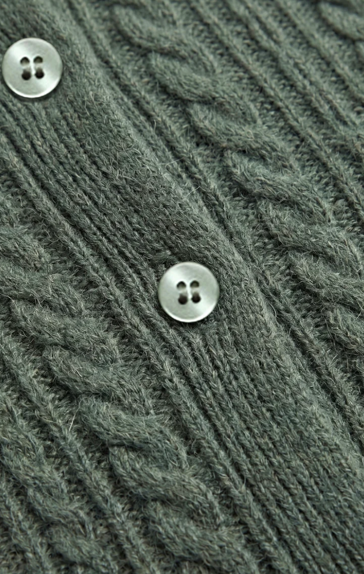 Medina Cable Knit Cardigan