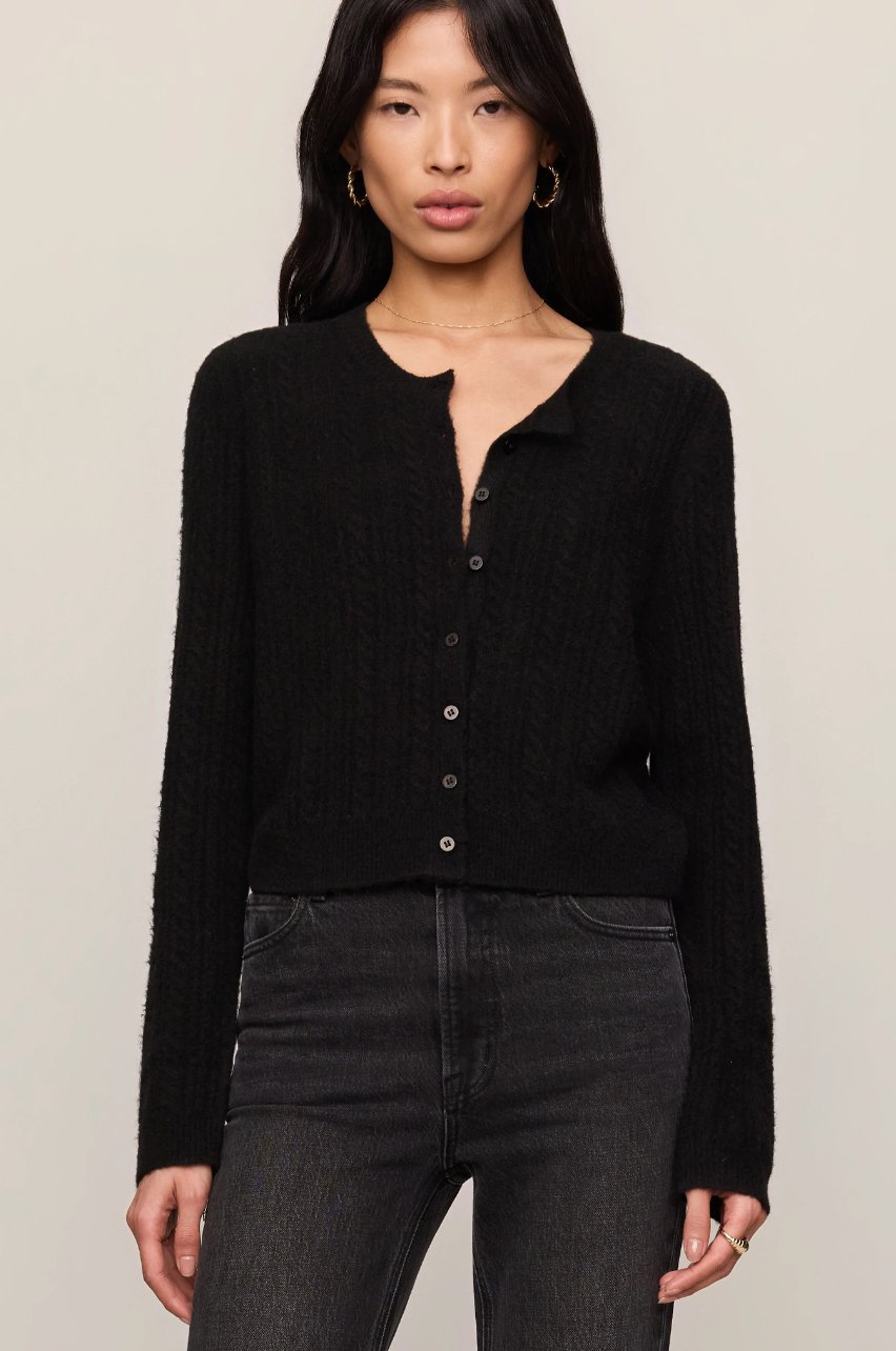 Medina Cable Knit Cardigan