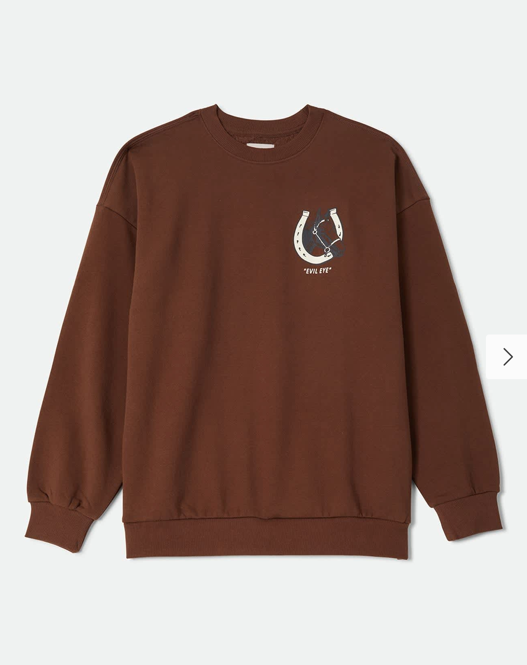 Evil Eye Horseshoe Oversized Crew
