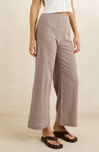 London Check Wide Leg Pant