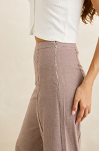 London Check Wide Leg Pant