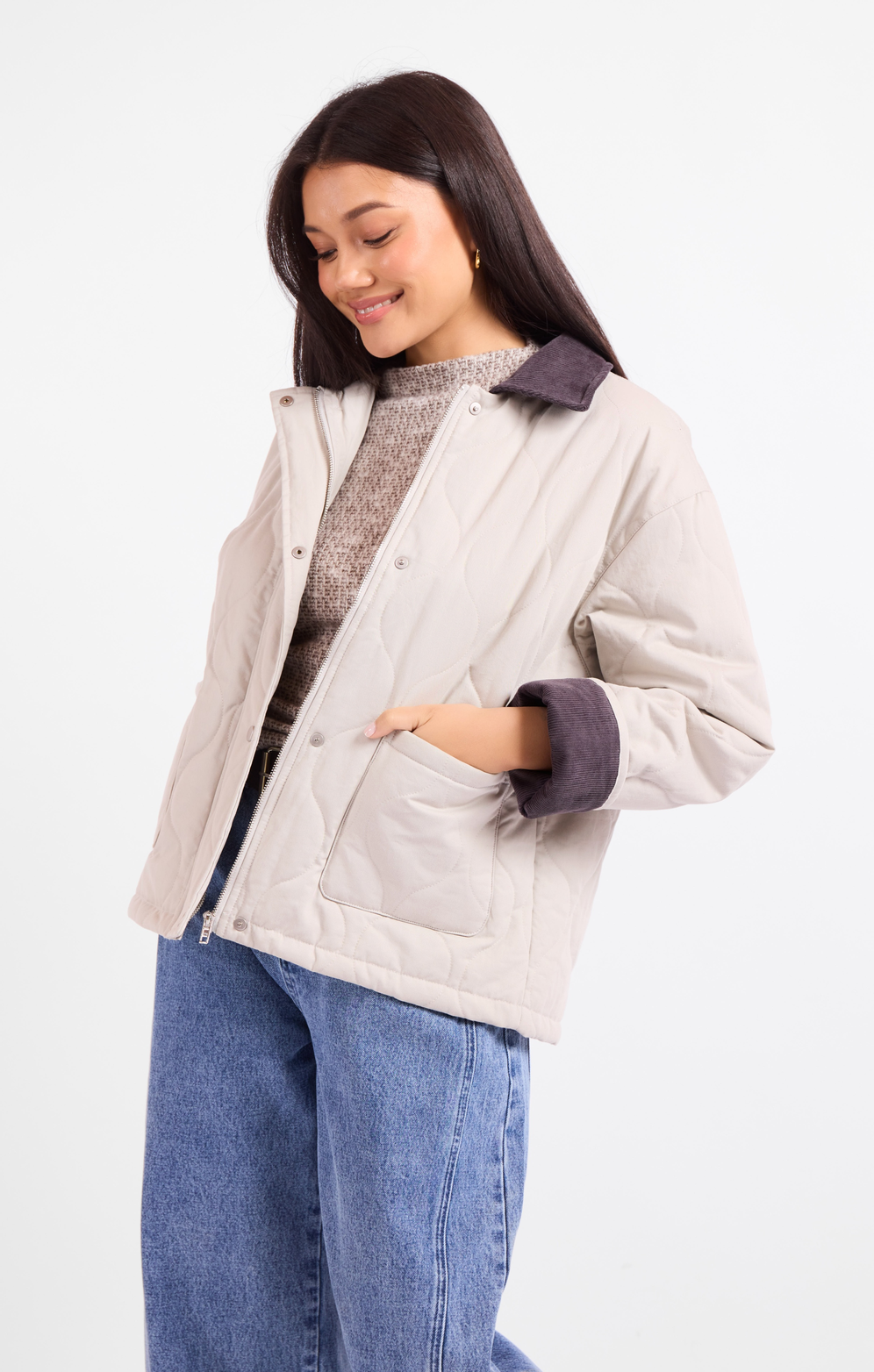 Chloe Quilted Barn Jacket
