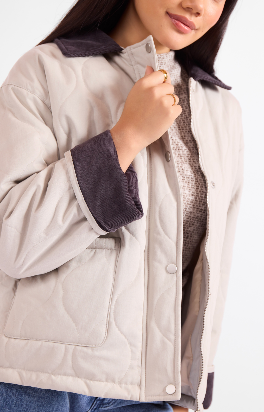 Chloe Quilted Barn Jacket