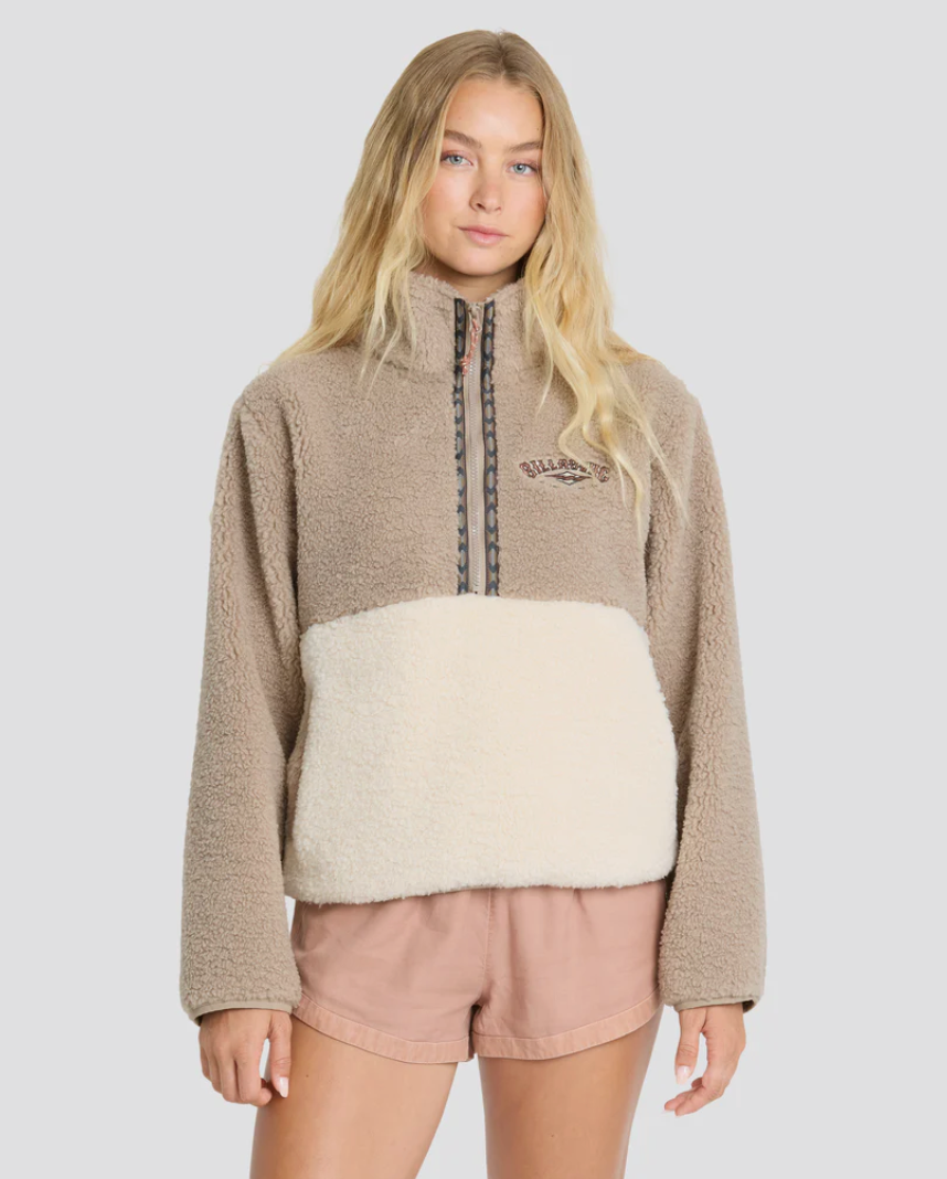 Horizon Sherpa Mock Neck Sweatshirt