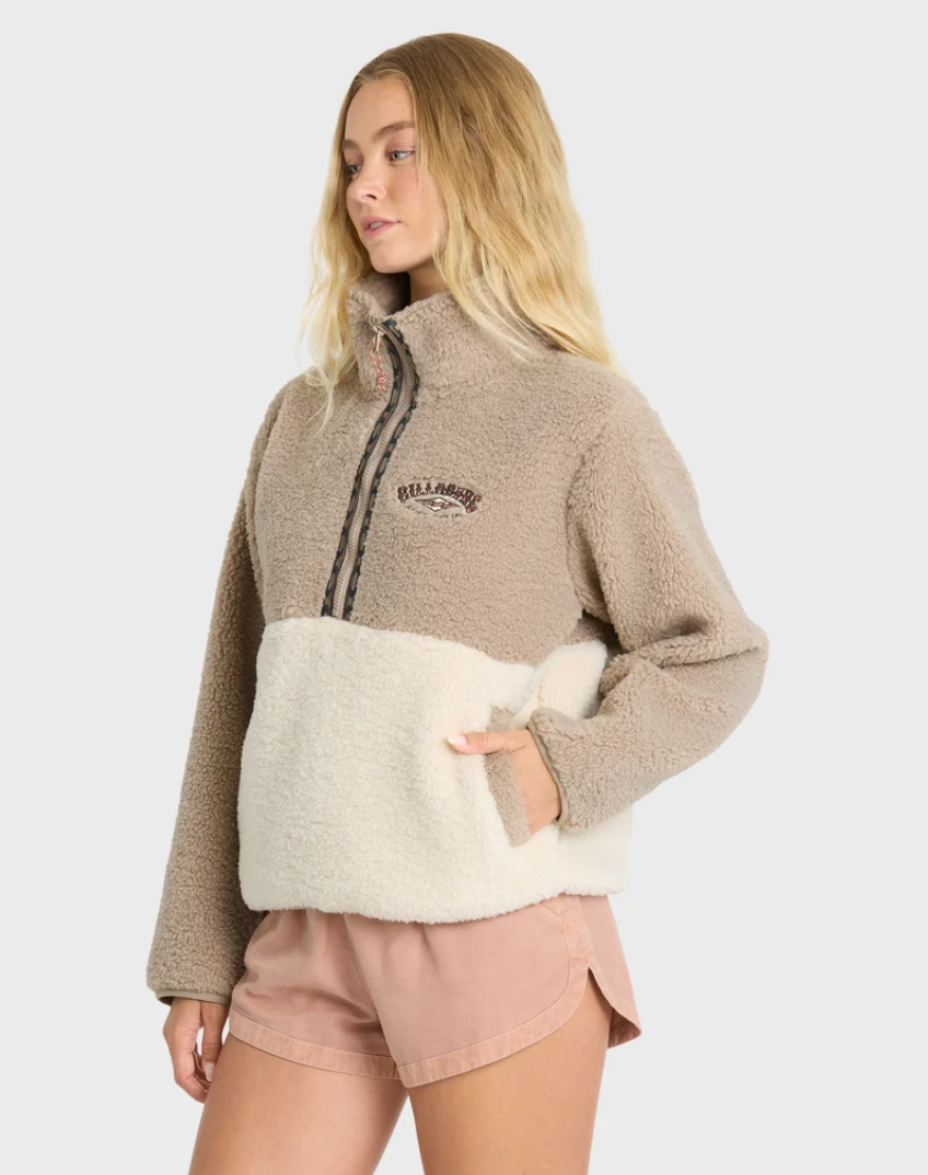 Horizon Sherpa Mock Neck Sweatshirt
