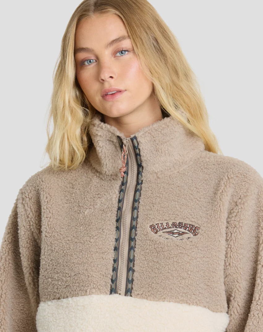 Horizon Sherpa Mock Neck Sweatshirt