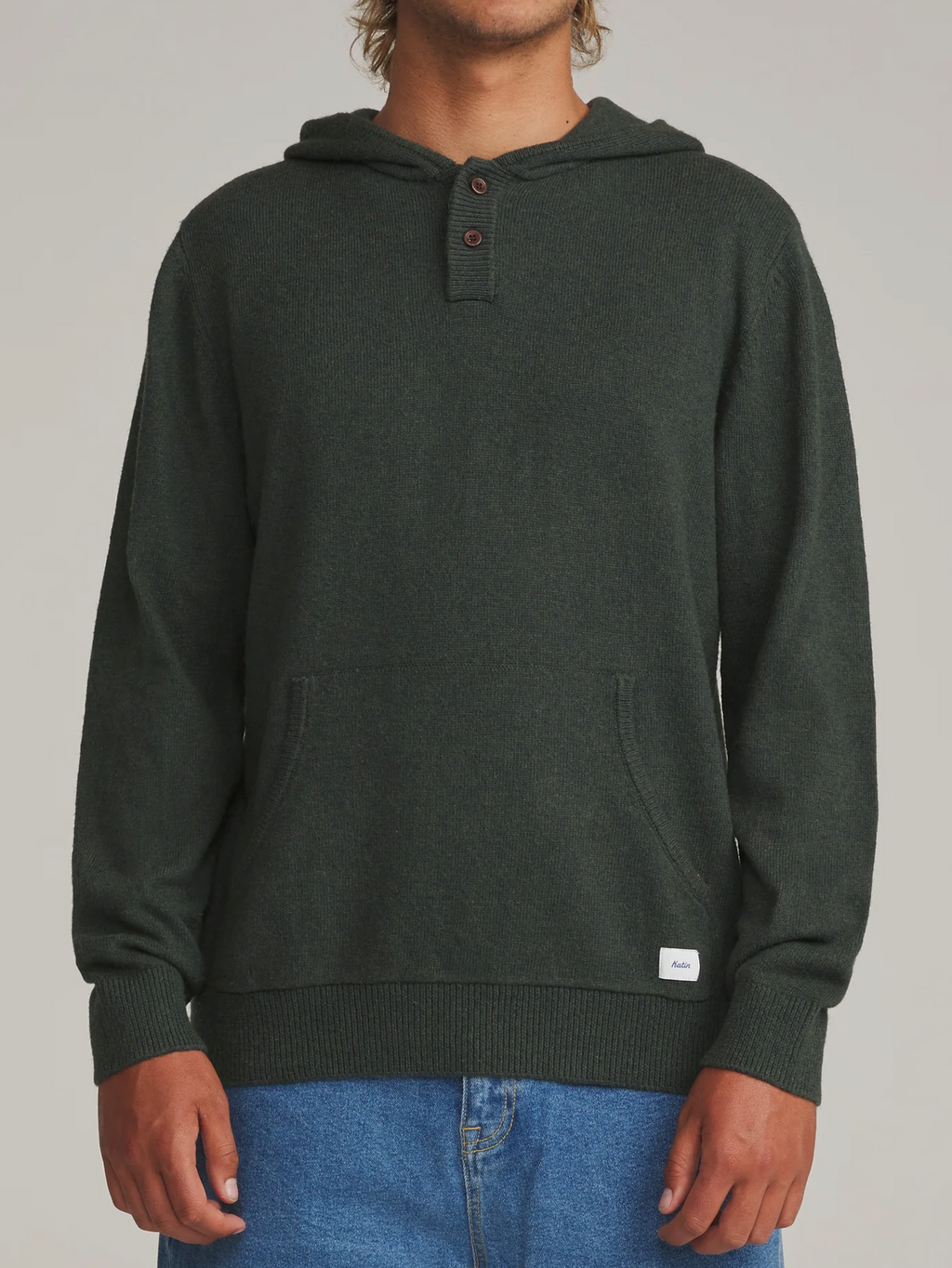 Hayes Hooded Henley Sweater