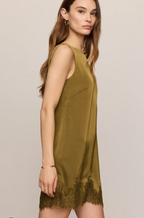 Meadow Muse Lace Mini Dress
