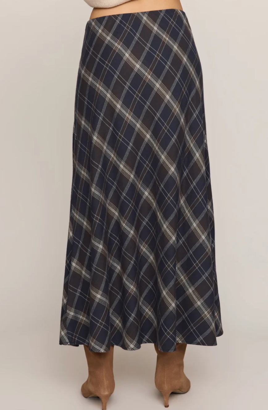 Crestview Plaid Maxi Skirt
