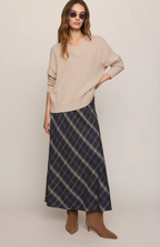 Crestview Plaid Maxi Skirt