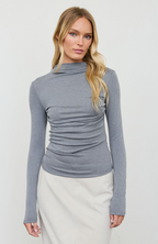 Soft Focus Turtleneck Top