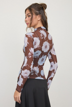 Gilded Rose Mesh Top