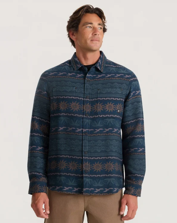 Journey Jacquard Long Sleeve Flannel