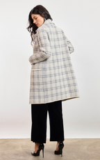Marlo Plaid Coat