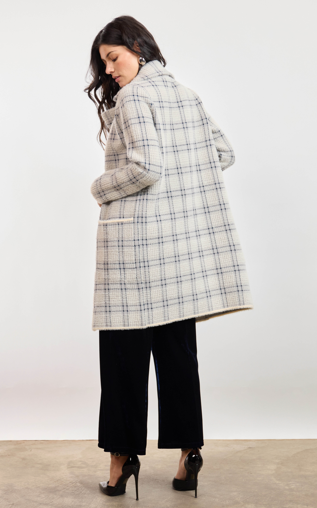 Marlo Plaid Coat