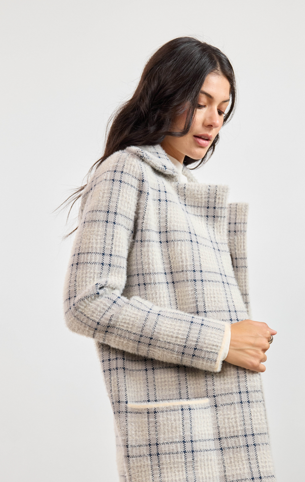 Marlo Plaid Coat