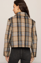 Petra Plaid Shrunken Jacket